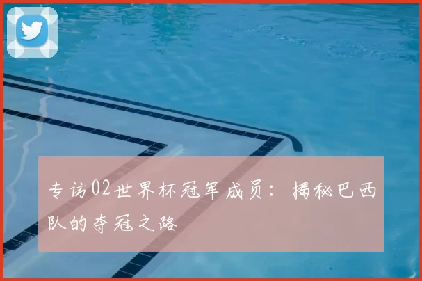 专访02世界杯冠军成员:揭秘巴西队的夺冠之路