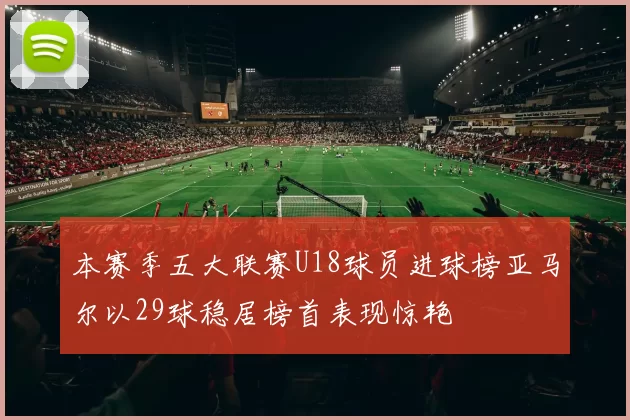 本赛季五大联赛U18球员进球榜亚马尔以29球稳居榜首表现惊艳