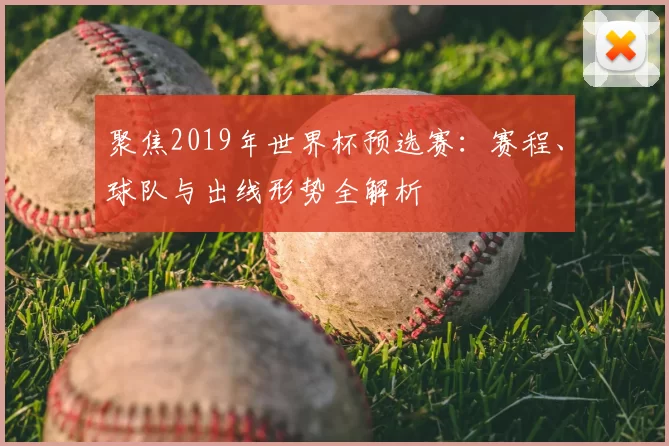 聚焦2019年世界杯预选赛:赛程、球队与出线形势全解析