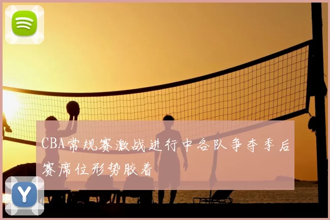 CBA常规赛激战进行中各队争夺季后赛席位形势胶着